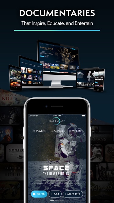 MagellanTV App Store screenshot 1